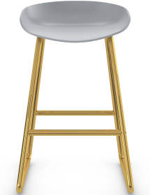 Healey Gold Bar Stool