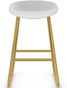 Healey Gold Bar Stool