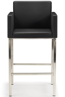 Hugo Brushed Bar Stool
