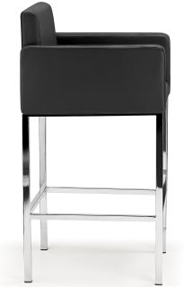 Hugo Chrome Bar Stool