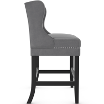 Kensington Bench Grey Leather