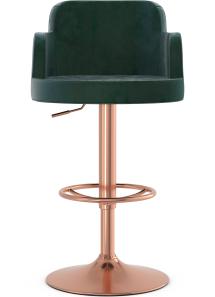 Knightsbridge Rose Gold Bar Stool