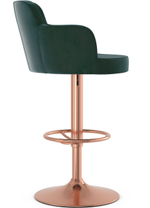 Knightsbridge Rose Gold Bar Stool