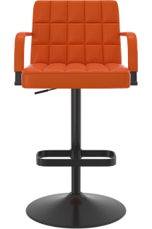 Kuba Black Bar Stool 