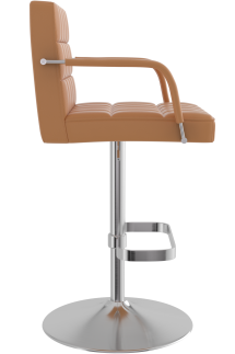 Kuba Brushed Bar Stool