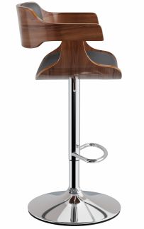Logan Walnut Bar Stool 