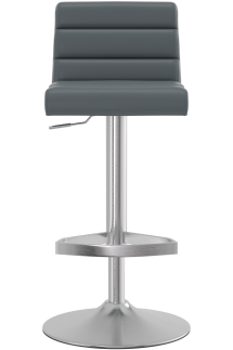 Maine Brushed Bar Stool Grey