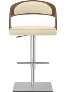 Marco Brushed Bar Stool Cream