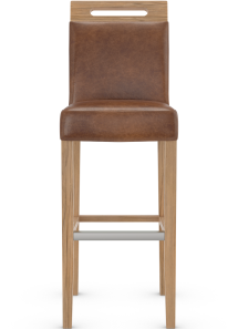 Modena Bar Stool Aniline Leather 