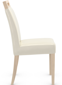 Modena Light Oak Dining Chair Bonded Leather