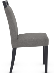 Modena Matt Black Dining Chair Fabric