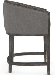 Newport Antique Black Bar Stool