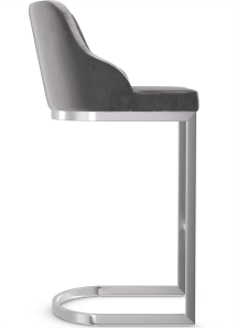 Nuovo Brushed Bar Stool Velvet