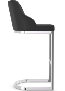 Nuovo Chrome Bar Stool Leather