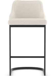 Nuovo Black Bar Stool Boucle