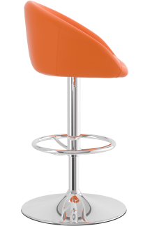 Pavia Bar Stool Orange