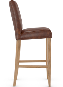 Pranzo High Bar Stool Aniline Leather