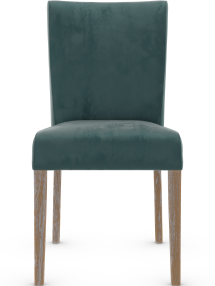 Pranzo Antique Chestnut Dining Chair Fabric