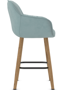 Primrose Oak Bar Stool Velvet