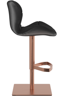 Profile Deluxe Rose Gold Bar Stool Velvet