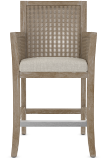 Raffles Antique Oak Bar Stool