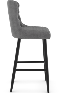 Riviera High Vintage Bar Stool Grey