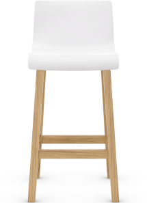 Sands Oak Bar Stool White