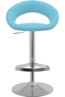 Sorrento Brushed Stool Blue