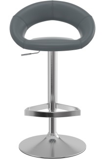 Sorrento Brushed Stool Grey