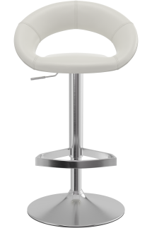 Sorrento Brushed Stool White