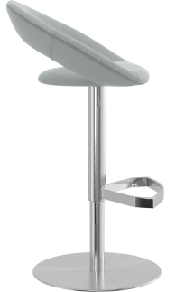 Sorrento Brushed Real Leather Bar Stool