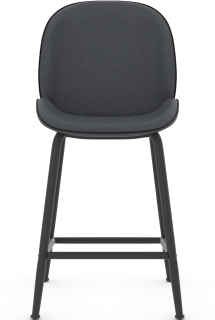 Suave Black Bar Stool Fabric