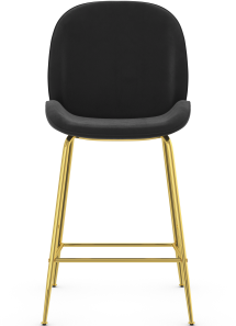 Suave Gold Bar Stool Velvet
