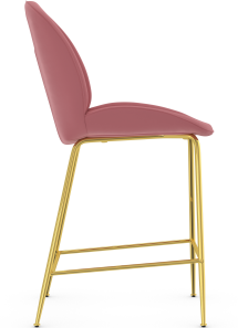Suave Gold Bar Stool Velvet