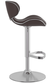 Swallow Brushed Stool Brown