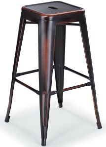 Tolix Style Antique Bar Stool