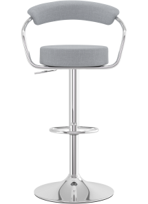 Zenith Fabric Bar Stool Grey