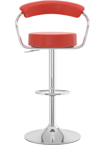 Zenith Bar Stool Red