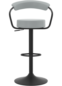 Zenith Black Bar Stool