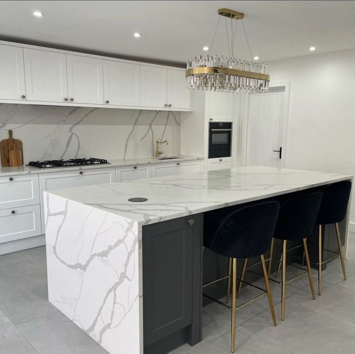 Contempo Gold Bar Stool Black