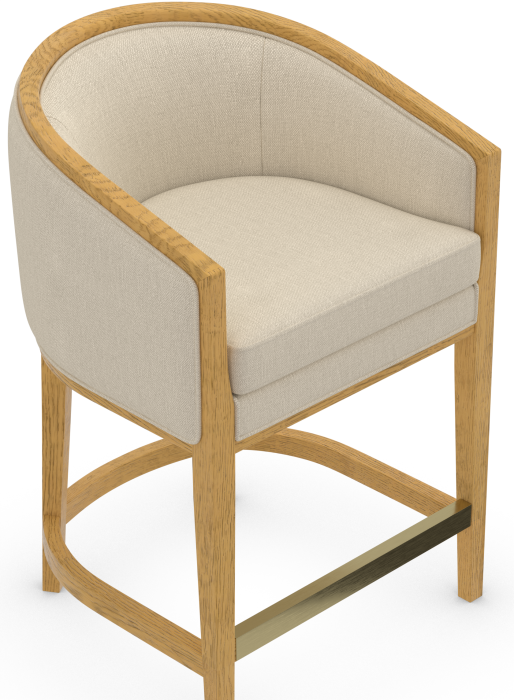 Newport Natural Oak Bar Stool 