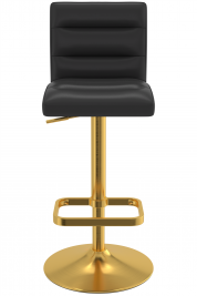 Deluxe Gold Bar Stool
