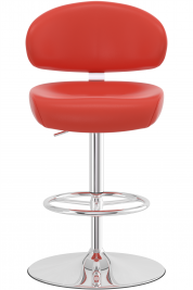 Deluxe Casino Bar Stool Red