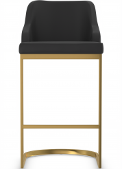 Nuovo Gold Stool Leather