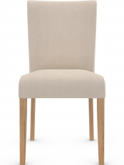 Pranzo Rustic Oak Dining Chair Fabric