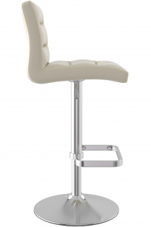Deluxe Brushed Bar Stool Beige