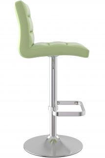 Deluxe Brushed Bar Stool Green