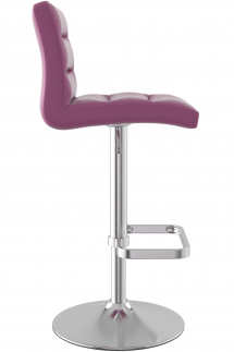 Deluxe Brushed Bar Stool Purple