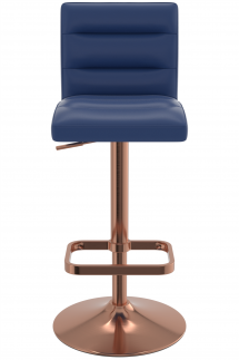 Deluxe Rose Gold Bar Stool