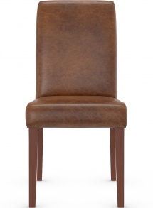 Firenze Walnut Dining Chair Aniline Leather